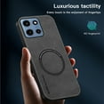 thumbnail image 2 of Allytechgroup Magnetic Case for Moto G Play 2024, [Compatible with Magsafe & Car Mount] TPU Anti-Scratch Shockproof Bumper Phone Case with Hand Strap for Motorola Moto G Play 2024, Gray, 2 of 5