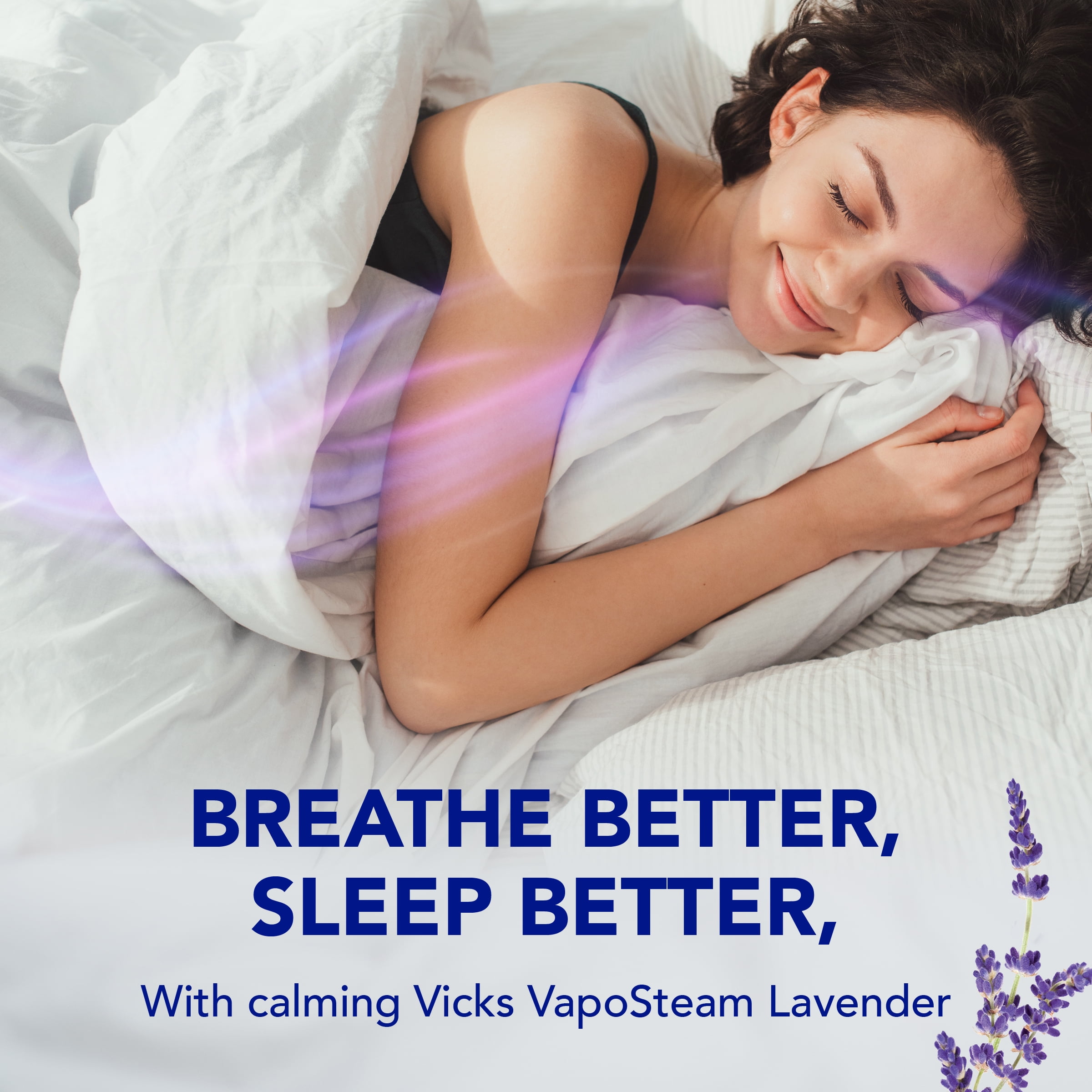 Vicks VapoSteam Liquid for Humidifiers & Vaporizers, Cough Suppressant with Camphor, Humidifier Liquid, Lavender, 8 fl oz (VIN30008V1)