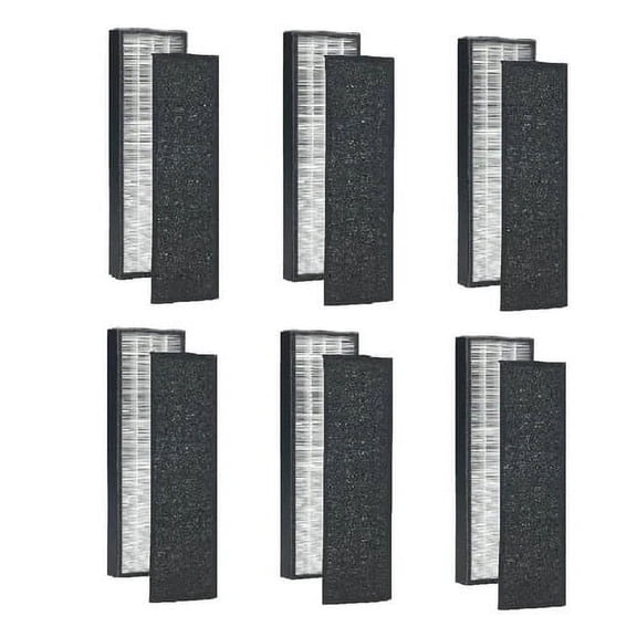 6 Pack True HEPA Replacement Filter for GermGuardian FLT5000/FLT5111 AC5000 Series, Filter C