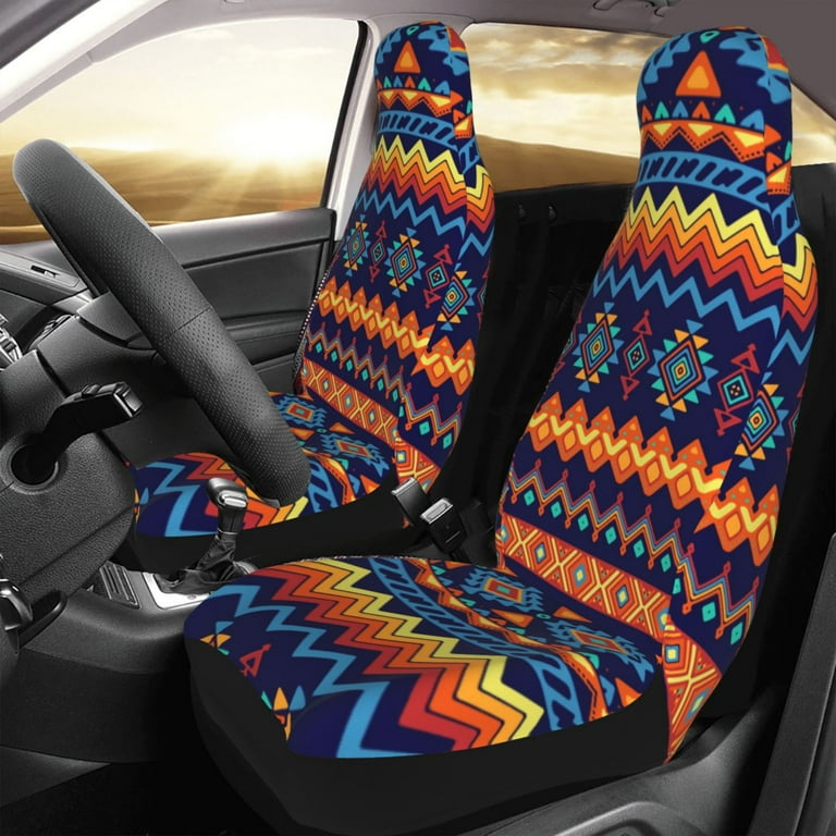 Aztec Seamless Pattern Car Back Seat Pet deals Covers, Backseat Seat Covers, Seat Protector, Car Accessories, Abstract Art