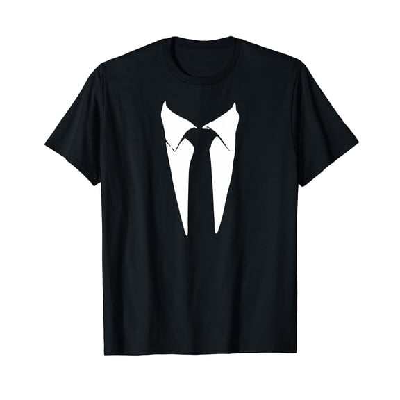 Tuxedo Classic Party Humor Vintage Funny Tux Tie Joke T-Shirt