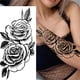 thumbnail image 1 of Tatuajes temporales para hombres, mujeres y adultos. Tatuajes abstractos con rosas., 1 of 2