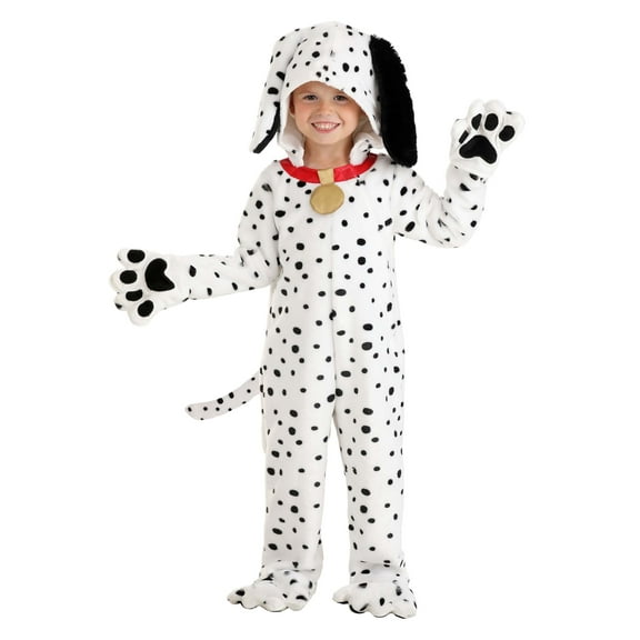 Toddler Plush Dalmatian Puppy Jumpsuit