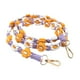 thumbnail image 5 of Cordón para teléfono móvil tejido con flores, correa para bolso cruzado, llavero de macramé Estilo B, 5 of 9