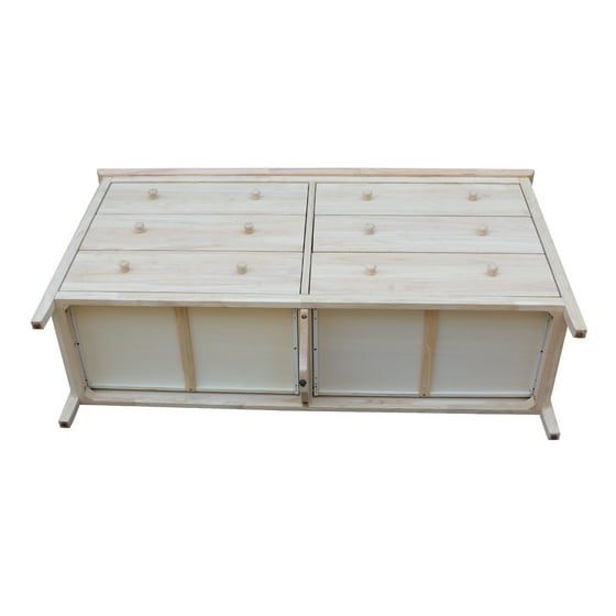 International Concepts Dresser With 6 Drawers Com