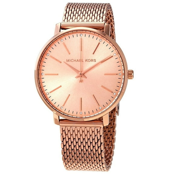 Michael Kors Women's Pyper Rose gold Dial Watch - MK4340