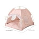 thumbnail image 3 of Caseta para perros pequeños, caseta de verano semicerrada, manta refrigerante, tienda de campaña plegable para mascotas al aire libre, suministros para tiendas de campaña, 3 of 6