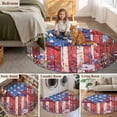 thumbnail image 6 of Cardinal Bird Flower Washable Round Area Rug 6 ft, 4th of July, Soft Non Slip Rugs Stain Repellent Indoor Felt Carpet for Living Dining Room Bedroom Home Office, 6 of 9