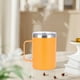 thumbnail image 1 of Taza de Café de Acero Inoxidable 304 con Tapa | Taza Térmica de Viaje con Aislamiento de Doble Pared | Vaso Portátil para Exteriores con Asa Cómoda para Bebidas Frías y Calientes | Resistente a Derra, 1 of 6