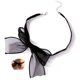 thumbnail image 1 of Gargantilla Sexy de encaje negro con lazo, Collar de gamuza de terciopelo suave, corbata, joyería, regalo para mujeres y niñas, 1 of 4