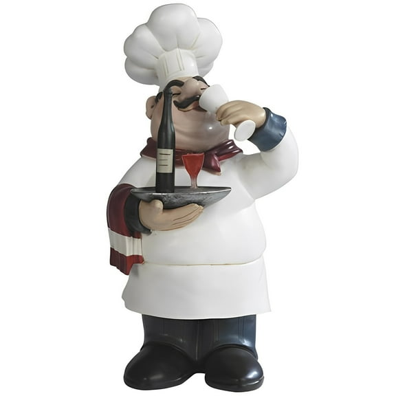 FC Design 14"H Chef Wine Tasting Dining Room Accessory Figurine Statue Sculpture Ornament Decoration Home/Room Decor and Unique Gift Ideas for Housewarming, Holidays and Birthdays