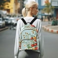 thumbnail image 7 of FORMRS Mini Backpack Purse for Women Travel Daypack Casual Shoulder Bag, Colorful Tomatoes, 7 of 7