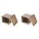 thumbnail image 1 of 2X Mini Molde para Pan con Tapa, Caja de Tostadas Cuadrada Antiadherente con Capacidad de Masa de 0,55 Lb (250 G) para Hornear en el Horno, 1 of 7