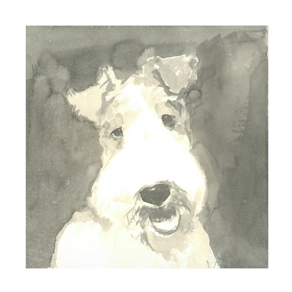 A Very Modern Dog 'Sepia Modern Dog VI' Canvas Art
