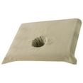 thumbnail image 2 of Dalazy Confortable Coton SPA Demi-Table Couverture Salon de Beauté Lit Trou Serviette Kaki 50x70cm 1Set, 2 of 6