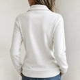 thumbnail image 6 of Shihyeh Women's Cowl Neck Hooded Sweatshirt Long Sleeve Front Pocket Casual Warm Top for Women, 6 of 6