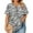 #A27-Gray, variant on Abcomgle Women Plus Size Tops 4x-5x Summer Short Sleeve Tunics Shirts Vintage Floral Print V Neck Button Down Womens T Shirts Loose Casual Outfits for Women,Light Gray 3XL