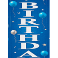 thumbnail image 4 of Blue Happy Birthday Banner with Balloon Star Elements Backdrop Party Supplies for Birthday Party Photography Props Decors Celebration Events, 4 of 7