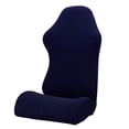 thumbnail image 2 of Funda extraíble para silla giratoria para juegos de computadora, suave, cómoda y de estilo moderno. azul marino, 2 of 9