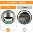 thumbnail image 6 of 4 Inch Round Dryer Vent Cover, 304 Stainless Steel Air Vent Cap with Flap, External Extractor Wall Vent for Ventilation System, 6 of 7