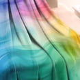 thumbnail image 3 of Colorful Tie Dye Wave Pattern Blanket,Comfortable Soft Flannel Throw Blanket,All Season,Warm Lightweight Blankets for Sofa Bed Couch Living Room Chair,60"x80", 3 of 4