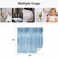 thumbnail image 5 of Blue Cloth Napkins, Modern Abstract Art Ombre Striped Washable and Reusable Dinner Napkins Set of 8, Table Napkin for Kitchen Party Birthday Wedding Hotel Housewarming 20"x20", 5 of 9