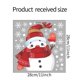 thumbnail image 4 of Fiudx Artículos en oferta con ofertas flash Muñeco de nieve navideño saludando con la mano, copo de nieve, decoración del hogar, pegatinas para puertas y ventanas, 4 of 5