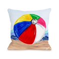 thumbnail image 1 of One Bella Casa 73694PL16 16 x 16 in. Beachball Pillow by Timree, Multicolor, 1 of 1