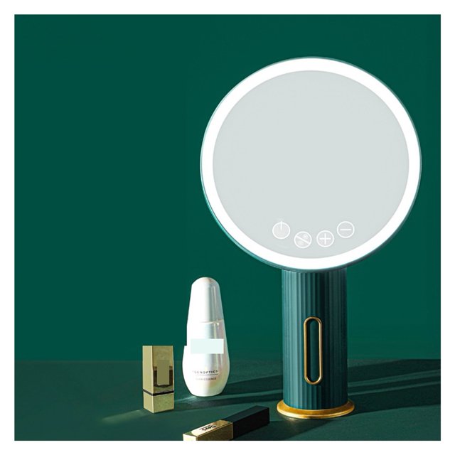 3 Color LED Vanity Makeup Mirror Light Rechargeable Stand Light Travel Portable Lamp With Switch Makeup Cosmetic Table Desk ,Widely Use