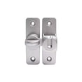thumbnail image 1 of 90 Degree Sliding Door Lock Pin Clip Security Buckle Secure Sliding Doors Cabinets Pet Gates Aluminum Alloy Rust-Proof Latch Easy Install Hardware Included for Home Office, 1 of 6