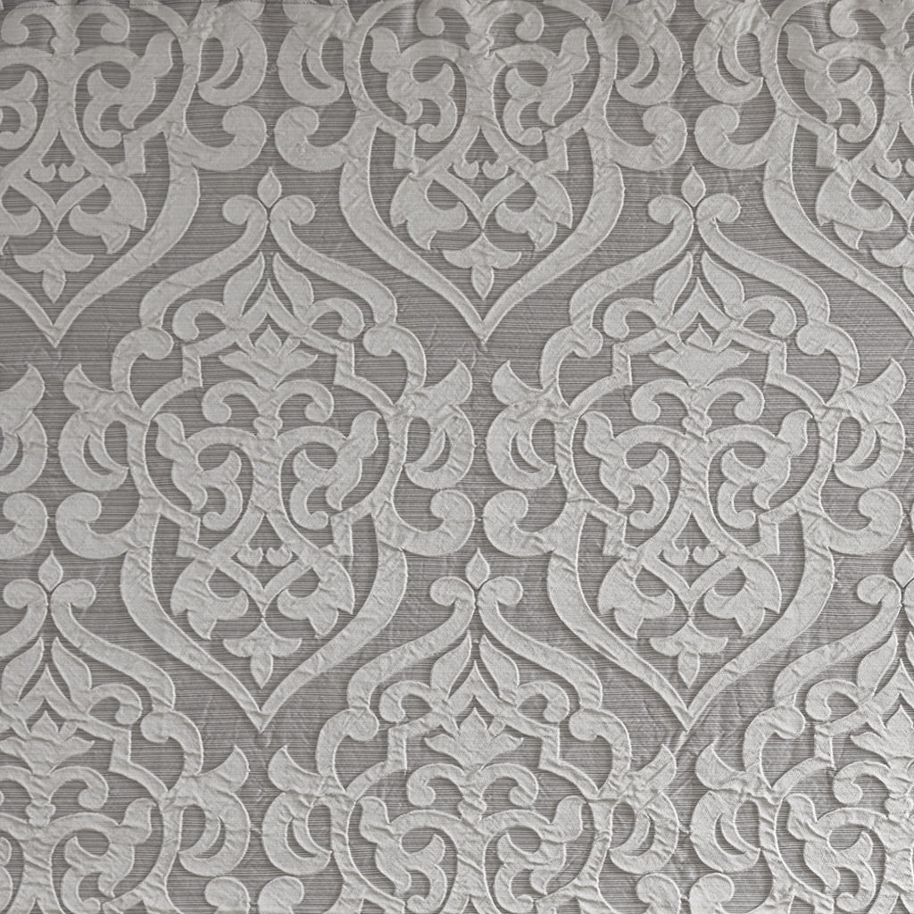 MAYEERTY Jacquard Shower Curtain, 72" x 72", Beige, Cotton