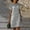 🔥 Gray, variant on Sentmoon Summer Dress Comfy 2026 Plus Size Formal Dresses for Women Short Sleeve Crew Neck Holiday Breathable Regular Fit Casual Dresses for Women for Festival and Music Event