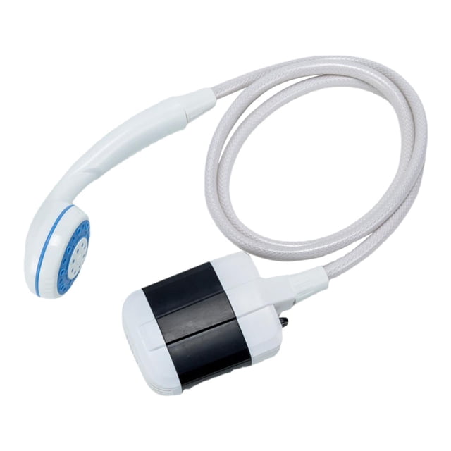 Ducha portátil para acampar, ducha de campamento, práctica eléctrica con cabezal de para jardinería, viajes, baño y autocaravanas.