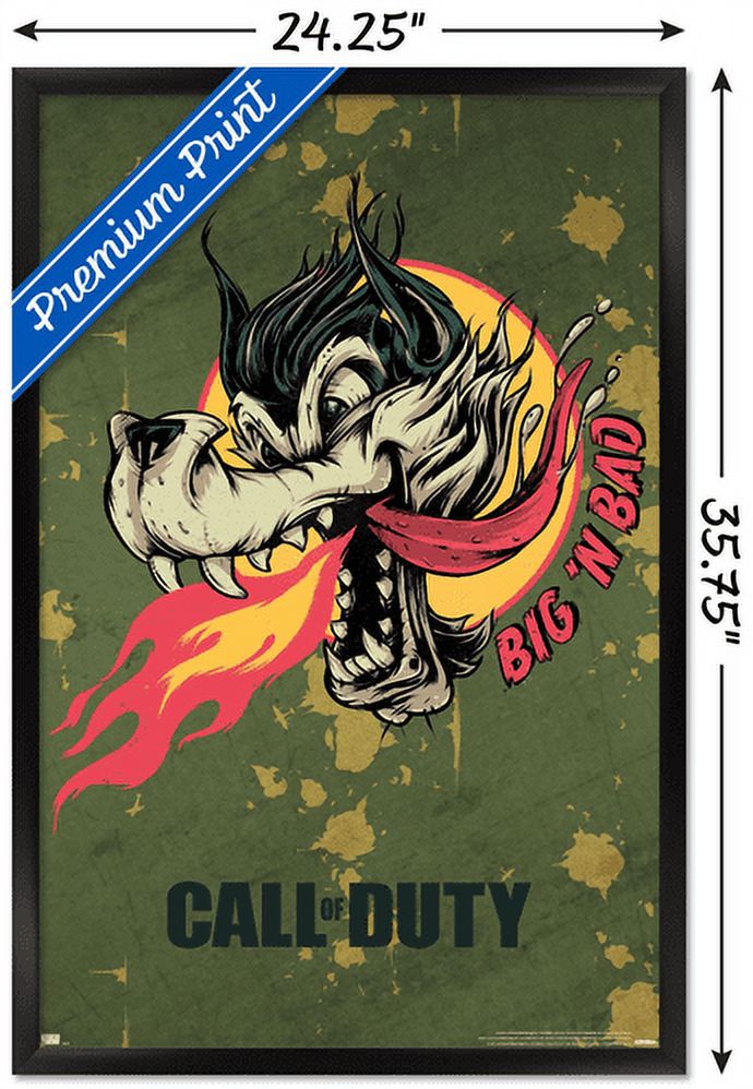 Call of Duty: Vanguard - Big 'N Bad Wall Poster, 22.375" x 34", Framed