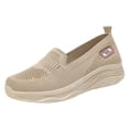 thumbnail image 1 of Daznico Women Mesh Shoes Solid Color Simple Thick Sole Non Slip Mesh Breathable and Comfortable Versatile Shoes,Size 8, 1 of 9
