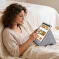 thumbnail image 4 of Tablet Pillow Stand & iPad Holder,3 Viewing Angle,Lazy Holder,Gift for Book Lovers & Readers,Multi-Angle Stand,Compatible with iPads Tablets eReaders Smartphones Books Magazines, 4 of 6