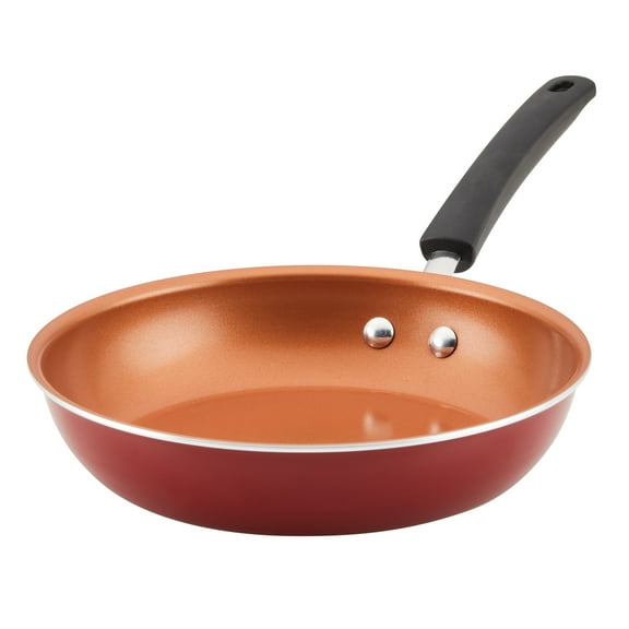 Farberware Easy Clean Pro 10" Ceramic Nonstick Frying Pan, Red
