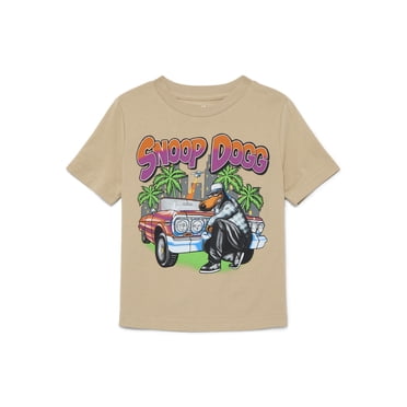Snoop Dogg Toddler Graphic Tee with Short Sleeves, Sizes 12M-5T