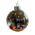 thumbnail image 5 of Dmlowu Horse Christmas Ball Ornaments - Glass Christmas Tree Ball Ornaments, Christmas Ball Hanging Ornaments for Xmas Tree, 4"/10cm Holiday Christmas Decorations, 5 of 5
