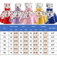 thumbnail image 6 of Toddler Little Girls Sleeveless Floral Print Princess Dress 2-8T Kid Formal Ball Gown Pageant Dresses, 6 of 7