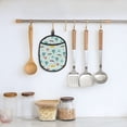 thumbnail image 5 of Pofeuu Transport Travel Print Silicone Pot Mat Mitten With Hanging Loop Heat Resistant Oven Mitts Non-Slip Bbq Baking Smoking Potholders, 5 of 7