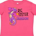 thumbnail image 4 of Inktastic Big Sister Cute Purple Dragon Girls Toddler T-Shirt, 4 of 5