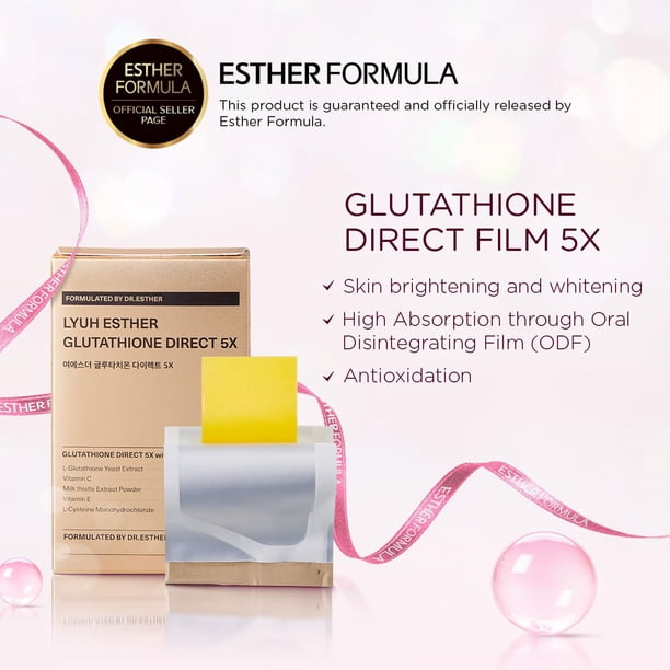 esther formula glutathione para que sirve Suplemento blanqueador de piel ESTHER FORMULA Glutatión 320 mg