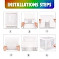thumbnail image 3 of Cheinxy 4 Pieces Love Transparent Balloons Boxes with Letters,Valentine’s Day Decorations Balloons Boxes for Anniversary Wedding Engagement Wedding, Bridal Shower, Birthday Party (White), 3 of 7