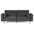 thumbnail image 3 of Sofá Cama Makora Merlak Oxford Velvet 3 Posiciones con Soft Foam Reclinable, 3 of 9