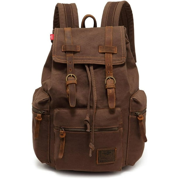 Mochila De Cuero, Mochila Para Bolso Portátil, Mochila Para Hombre, Mochila Para Mujer, Bolso De Hombro De Cuero, Mochila Vintage, Regalo Personalizado Compra Barata En