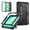 Black, variant on ELEHOLD For Samsung Galaxy Tab A11 2025/ A9 2023 8.7-inch Rugged Case, Shockproof Double-Layer Protection Foldable Kickstand Full-Body Cover , Black
