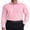 Pink, variant on COOFANDY Wrinkle Free Untucked Shirts for Men Long Sleeve Button Down Shirt Business Dress Shirts