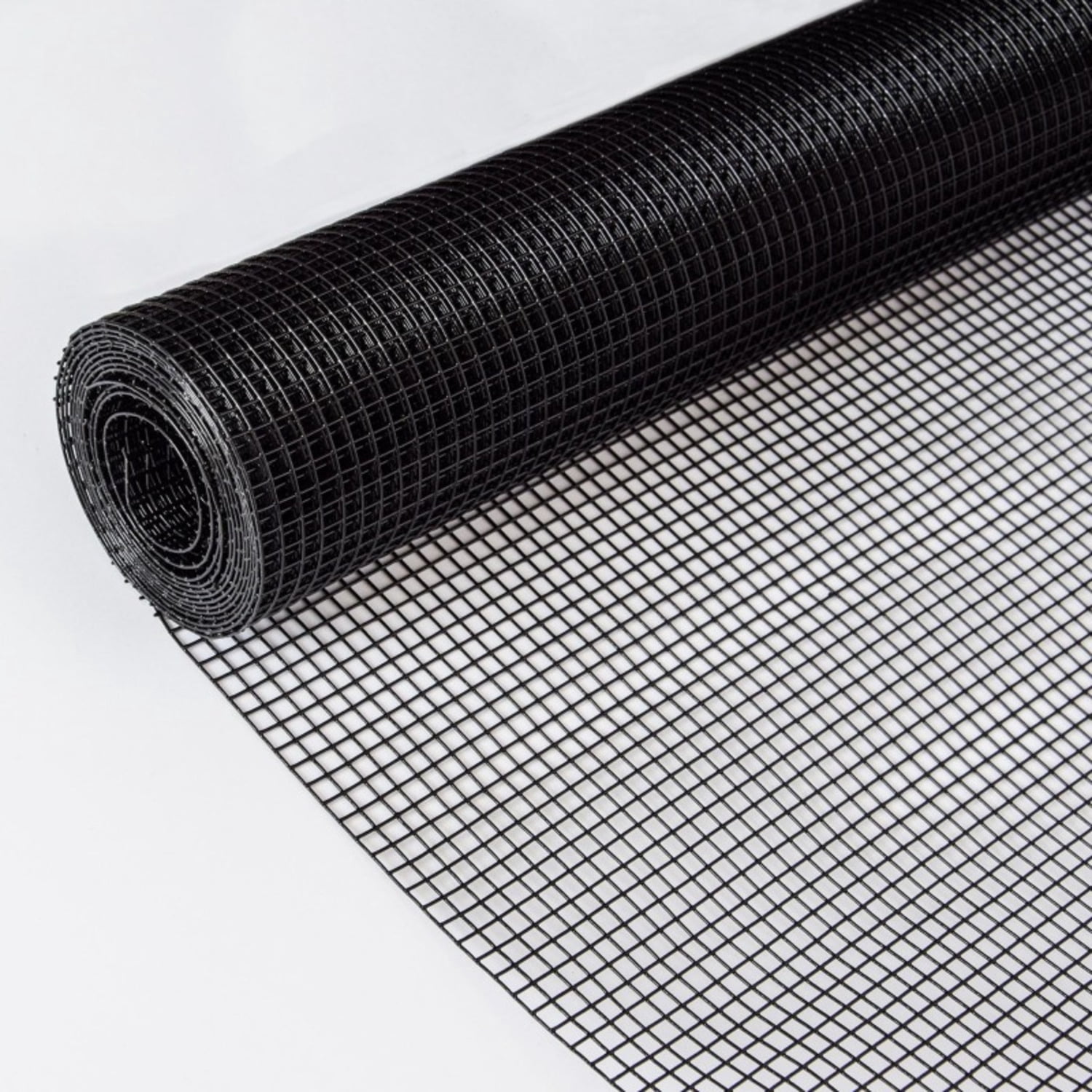 24 InchÃ50 Ft Black Vinyl Coated Hardware Cloth 21 Gauge 1 4 Inch Black PVC Hardware Cloth Black Welded Wire Fence Supports Poultry-netting Cage-home Improvement And Chicken Coop