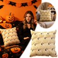 thumbnail image 3 of Halloween Allover Tufted Mini Pumpkin Throw Pillow Cover, Soft Knitted Plush Cushion Case for Sofa Bedroom Holiday Party Decor, 3 of 3